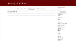 Desktop Screenshot of bioscientiae.unlam.ac.id