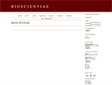 Tablet Screenshot of bioscientiae.unlam.ac.id