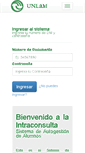 Mobile Screenshot of alumno4.unlam.edu.ar