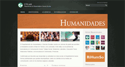 Desktop Screenshot of humanidades.unlam.edu.ar