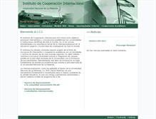 Tablet Screenshot of internacional.unlam.edu.ar
